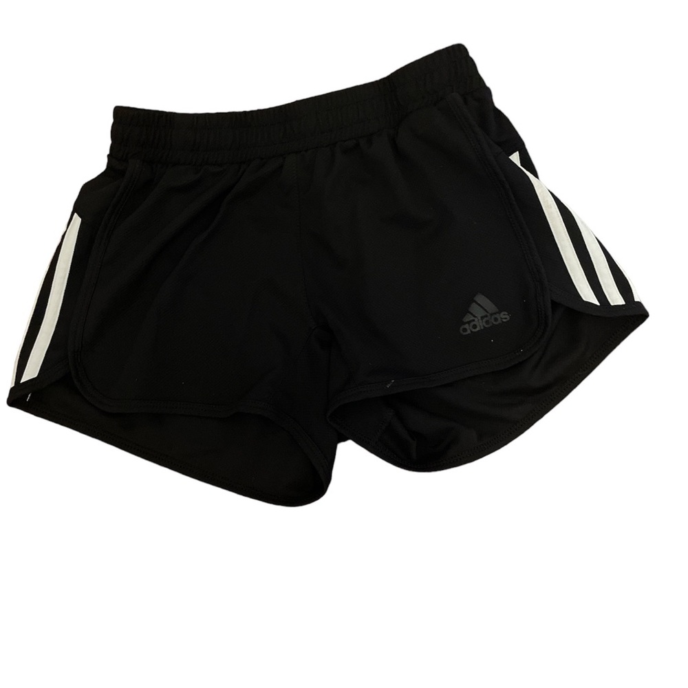 Adidas women’s climalite black running shorts